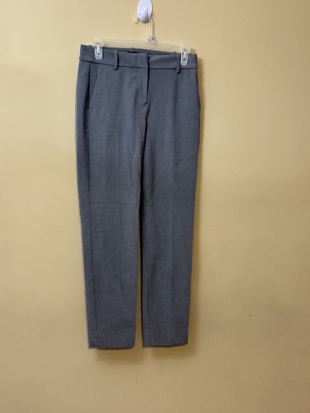 Corporate Siren Quiet Luxury Preppy Work J.Crew Heather Grey Ruby Crop Pant 2